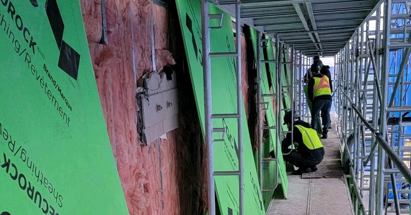 Commercial exterior sheathing — Pacific Custom Builders